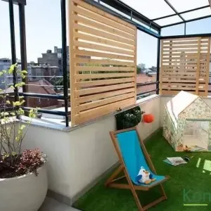 Ređeni balkon u Zagrebu